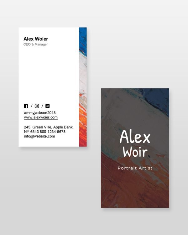 Artist-and-Painter-Resume-Template_business-card by resumedesigns.in