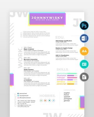 Artistic-Resume-Template2 by resumedesigns.in