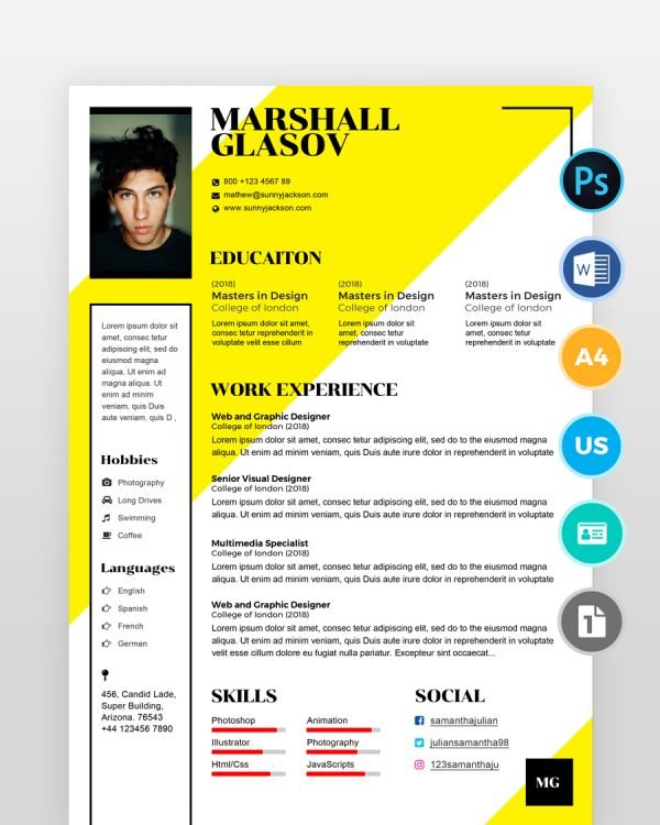 Beginner-Designer-Resume-Template2 by resumedesigns.in