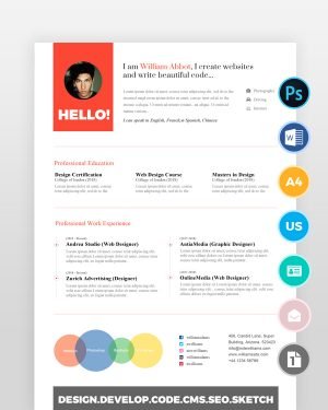 Bright-Designer-Resume-Template2 by resumedesigns.in