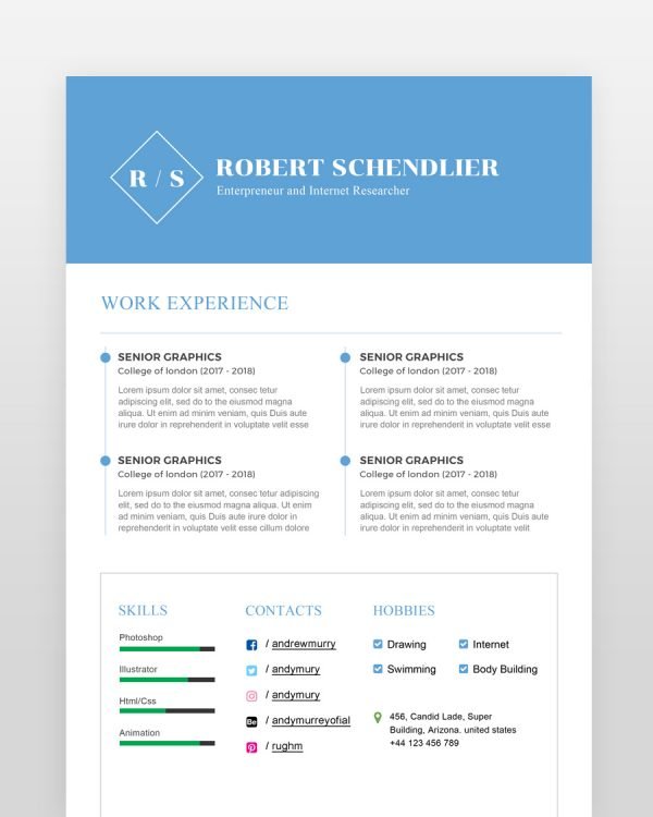 Clean-Designer-Resume-Template_b - resumedesigns.in