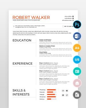 Clean-Graphic-Designer-Resume2 - resumedesigns.in