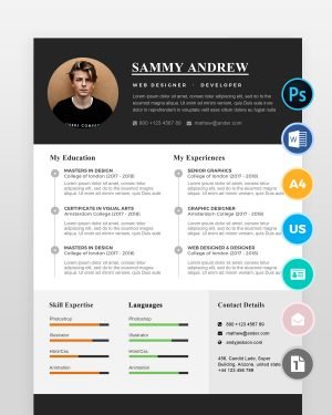 Clean-One-Page-Resume-Template2 - resumedesigns.in