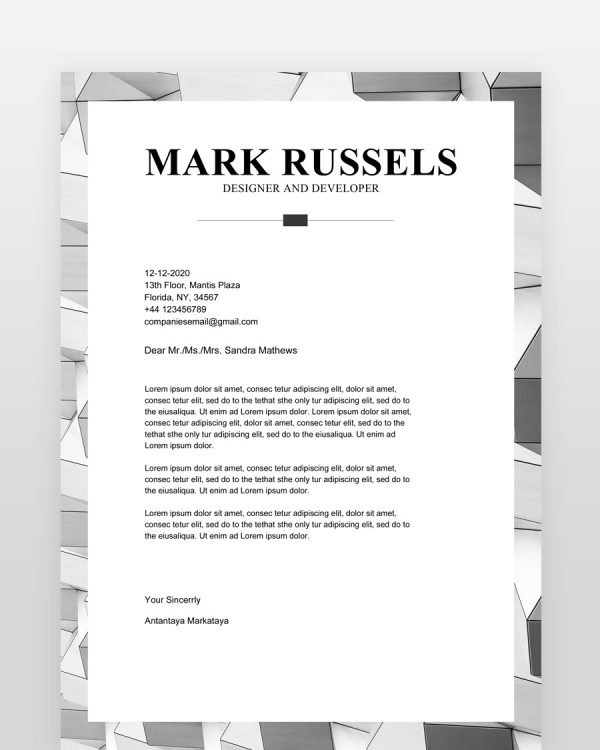 Clean Professional Resume_cl - resumedesigns.in