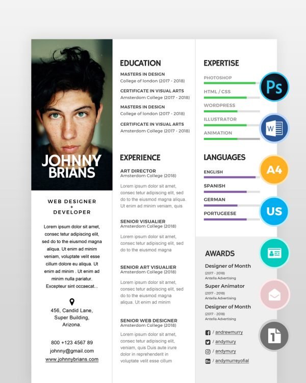 Clean-and-Minimal-Designer-Resume2 - resumedesigns.in