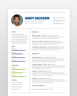 Clean and Neat Professional Resume - resumedesigns.in