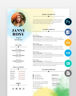 Colorful-Designer-Resume_2 - resumedesigns.in