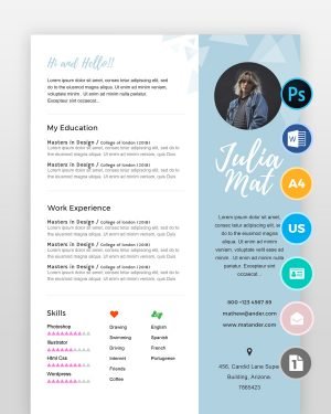 Designer-Resume2 by - resumedesigns.in