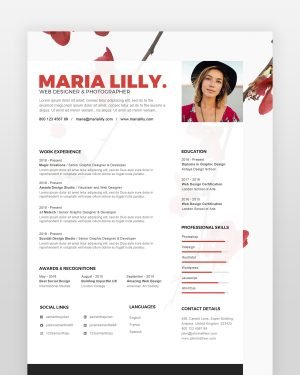 Experienced Graphic Designer Resume - resumedesigns.in