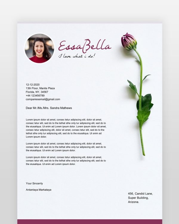 Florist-Resume-Template - resumedesigns.in