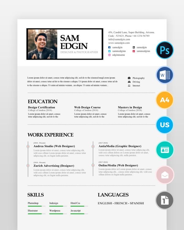 Graphic-Designer-Resume_2 - resumedesigns.in