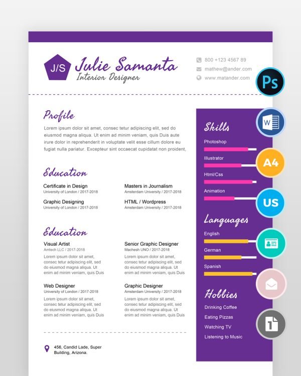 Interior-Designer-Resume-Template2 - resumedesigns.in