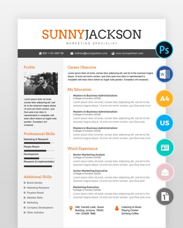 Marketing-Resume-Template2 - resumedesigns.in