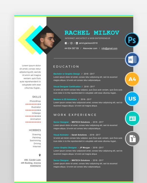 Minimal-Designer-Resume2 - resumedesigns.in