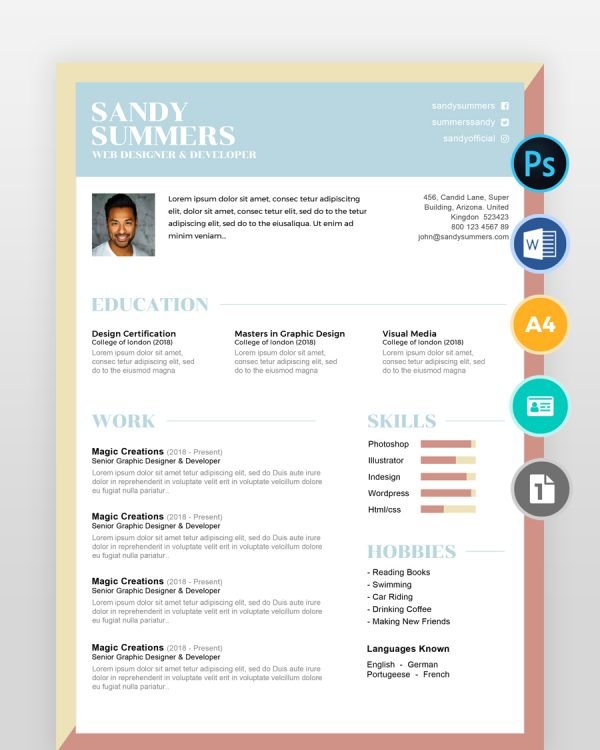 Simple-Creative-Designer-Resume2 - resumedesigns.in