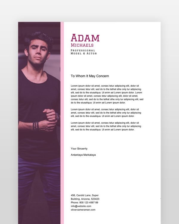 Actor-Model-Resume - resumedesigns.in