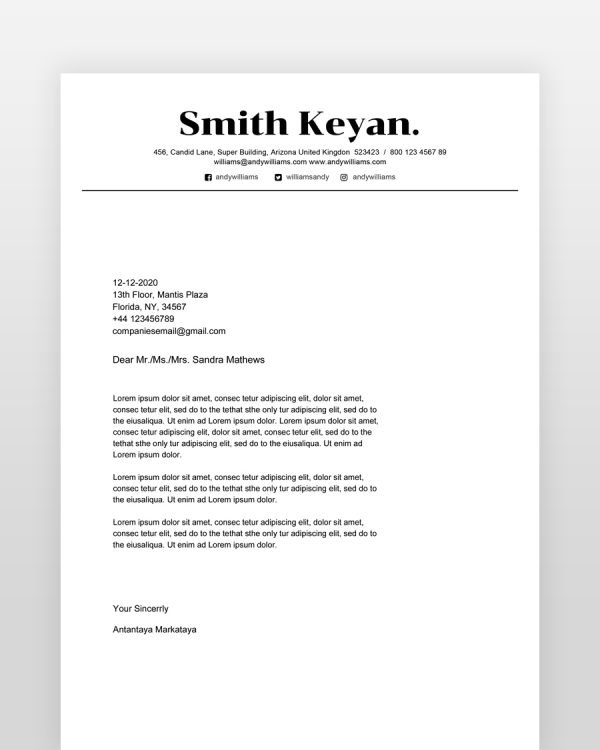 Minimal-Professional-Resume - resumedesigns.in