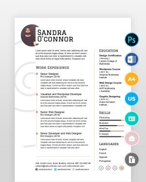 Simple-Clean-and-Minimal-Resume - resumedesigns.in