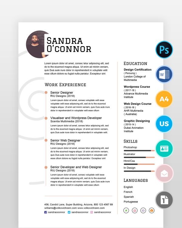 Simple-Clean-and-Minimal-Resume - resumedesigns.in