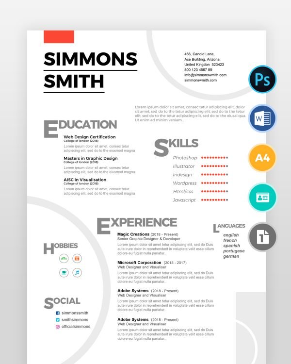 Simple-White-Web-Designers-Resume2 - resumedesigns.in