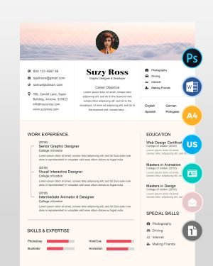 Teacher-Blogger-Resume-Template2 - resumedesigns.in