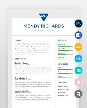 Two-Page-Designer-Resume-Template - resumedesigns.in