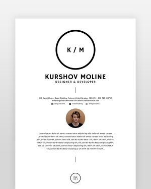 Two Page Designer Resume - resumedesigns.in