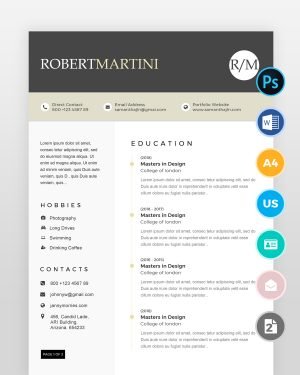 Two-Page-Modern-Resume - resumedesigns.in